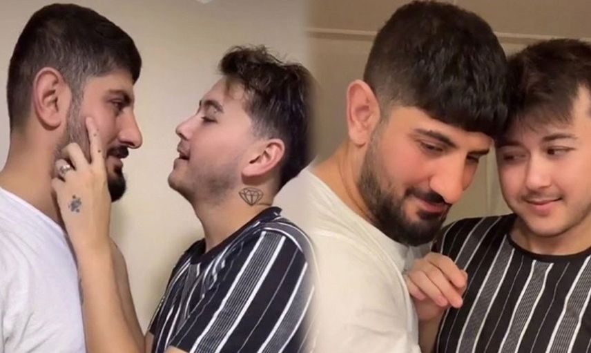 İnsanlık daha neler görecek! TikTok fenomeni Caner ve Nejdet evlendi! Utanmadan yatak odalarını paylaştılar müslümanlar ayaklandı