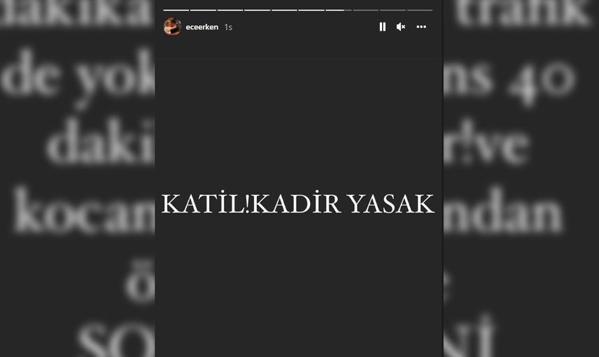 Ece Erken Eşi Şafak Mahmutyazıcıoğlu’nun Katilinin Fotoğrafını Paylaştı