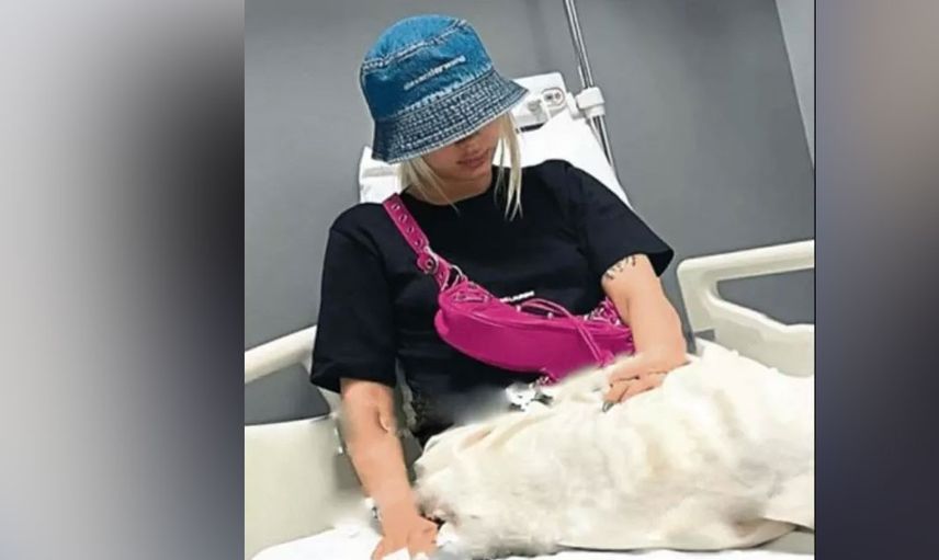 Dün hastanede bugün paritlerde! Aleyna Tilki hastaneden çıkar çıkmaz soyundu attığı sütyensiz poz yürek hoplattı