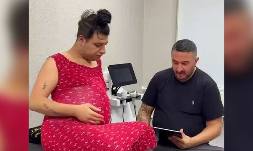9 aylık hamile Mükremin'in çektiği video olay yarattı! Kapıya da hallenmezsin be adam!