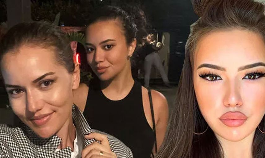 Kocası Burak Özçivit'in kadınlarla buluşmasından sonra Fahriye Evcen yaşadığı olay yüzünden mekanı terk etti