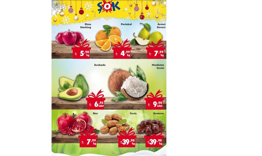 Şok 22 - 31 Aralık 2021 Tarihli Aktüel Kataloğunda Neler Var?