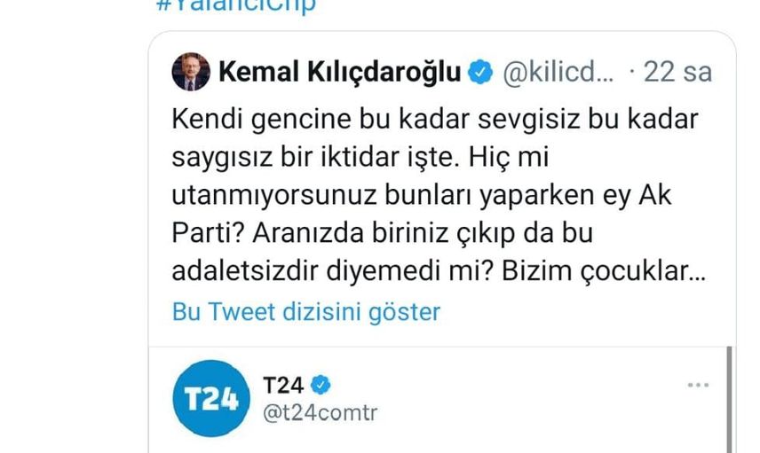 Vatandaştan Kılıçdaroğlu'na Yalan Haber Tepkisi: Hiç mi Utanman Yok?