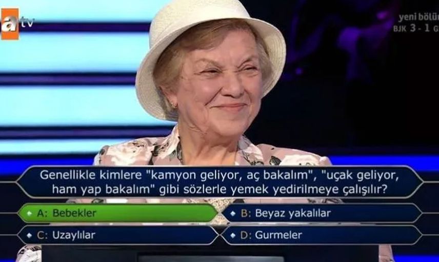 Kim Milyoner Olmak İster'e damga vuran yarışmacı! 90 yaşındaki Rana Özmutlu performansı ile helal olsun dedirtti