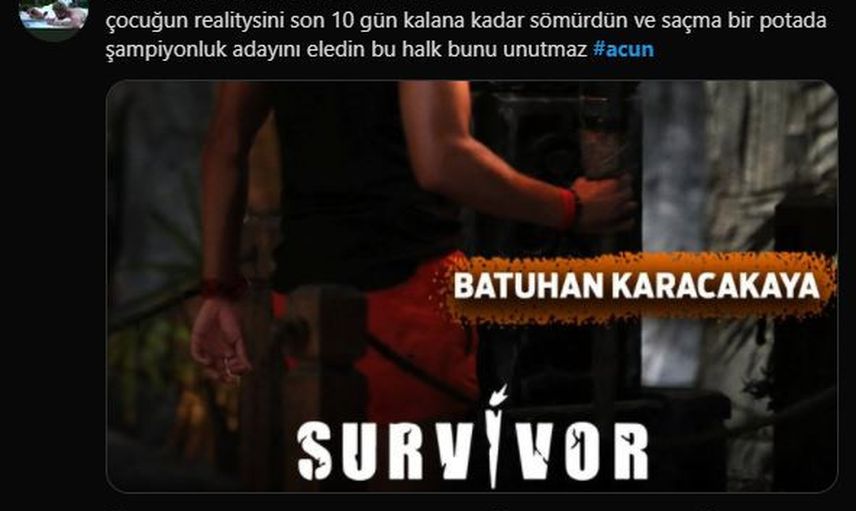 Acun Ilıcalı'ya Batuhan'dan Büyük Tepki Batuhan Çıkınca İlk İş O Fotoğrafı Sildi!