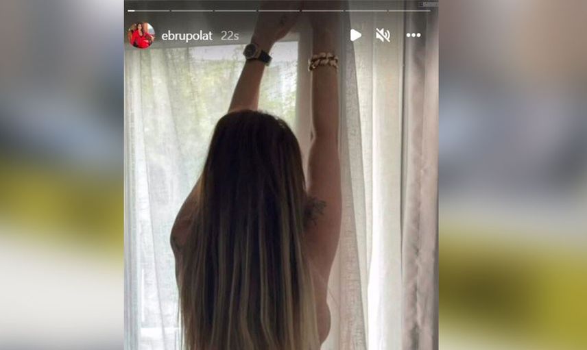 Üstsüz pozu ortalığı karıştırdı