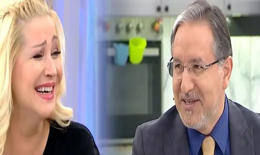 Zahide Yetiş'in sunduğu sahur programında konu cinselliğe gelince Mustafa Karataş çileden çıktı!