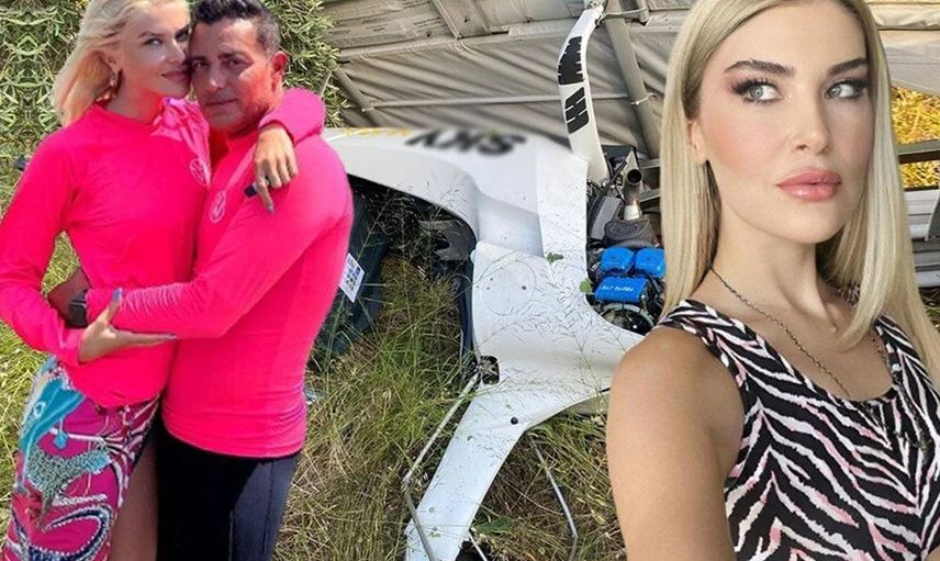 Mustafa Sandal'ın eşi Melis Sandal cayrokopter kazasında yaralandı ünlü ismin sağlık durumu merak ediliyor