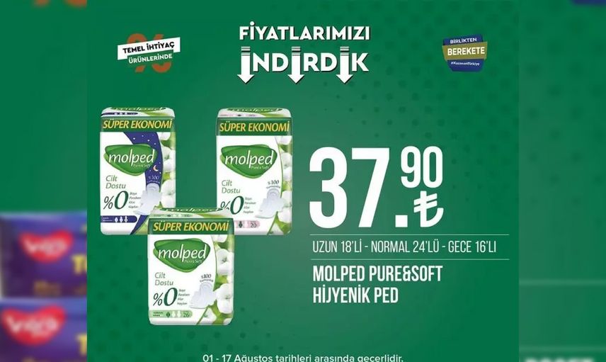 Vatandaş akın etti: Tarım Kredi Kooperatif Market ağustos ayı indirimli ürünleri belli oldu