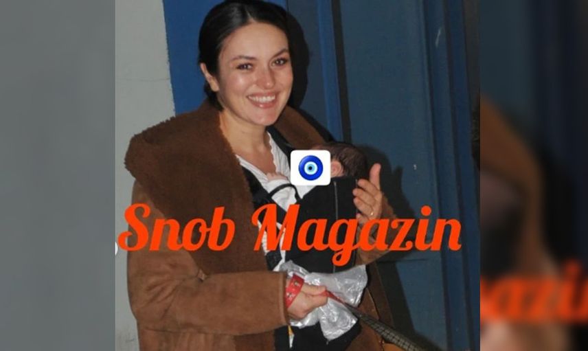 Çiçeği burnunda anne Ezgi Mola bebeği Can ile ilk kez kameralar karşısına çıktı: Annelik yakışmış!