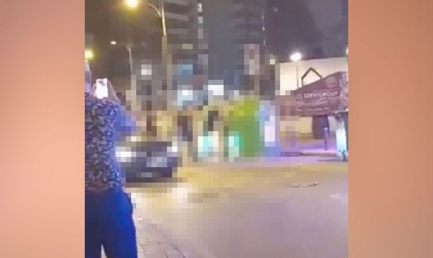Sokak ortasında yaptılar