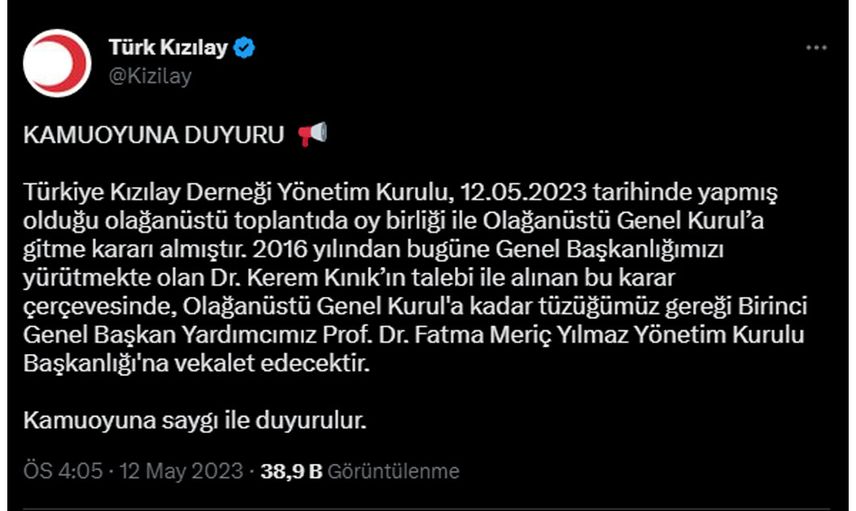 Kerem Kınık istifa etti