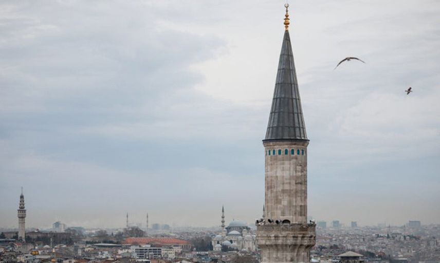 Ayasofya'nın Minaresinden Tarihi Yarımada Görüntüsü Büyüledi