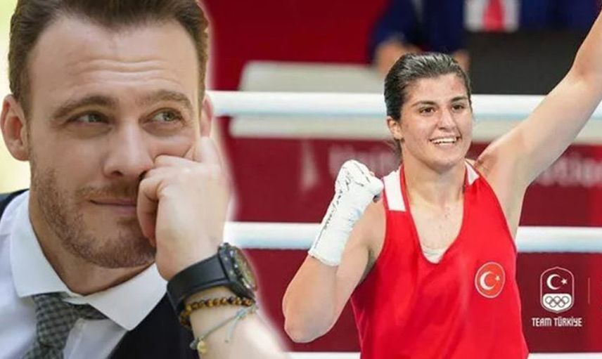 Kerem Bürsin'den Olimpiyat Şampiyonuna Tepki Çeken Hareket!