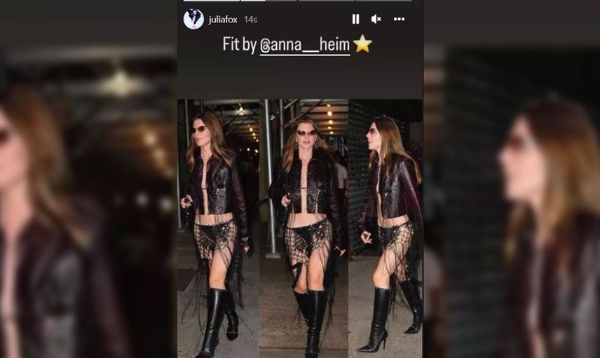 Gören bir daha bakıyor: Ünlü modelin iç çamaşırlı sokak tarzı herkesi hayrete düşürdü