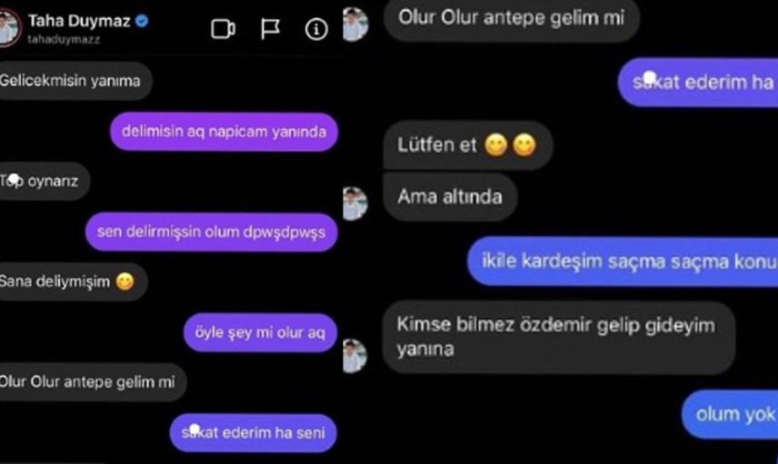 Erkek arkadaşıyla yazışmaları ifşa oldu
