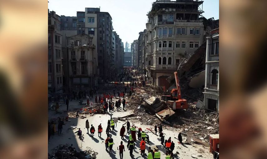 Büyük İstanbul depremini yapay zeka böyle çizdi!