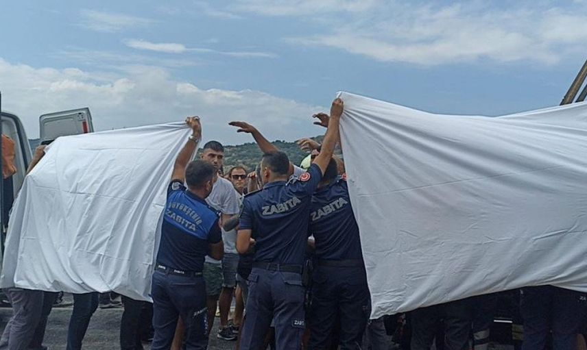 Çarşaf yardımıyla çıkarılmıştı