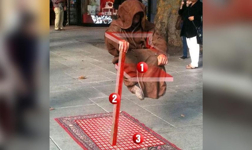 Sihirbazlık gösterilerinin arkasındaki sır nedir? Havada duran adamın sırrı çözüldü