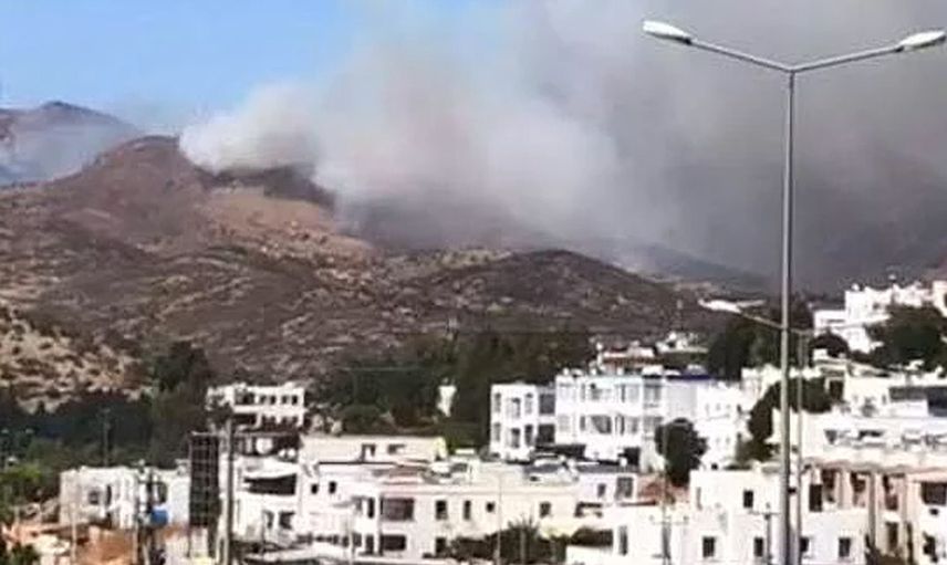 Köyceğiz ve Bodrum'da Çıkan Yangınlar Şiddetlendi