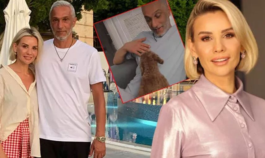 Esra Erol bikinili pozlarla erkek takipçilerinin yüreğini hoptatırken eşi Ali Özbir'den yorum gecikmedi