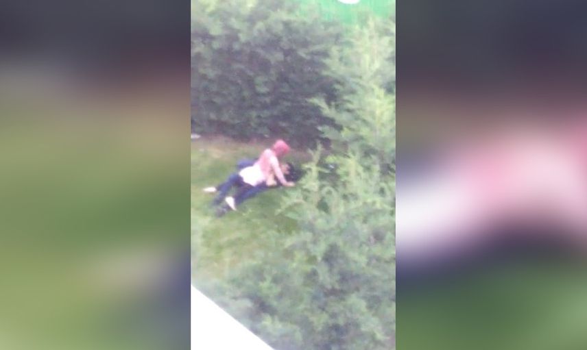 Kayseri'de parkta birliktelik yaşayan çift olay oldu