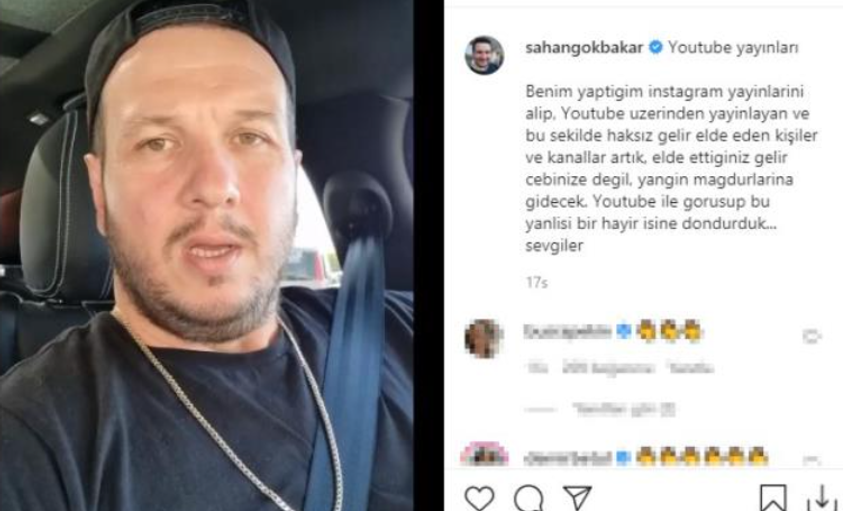 Şahan Gökbakar Çektiği Videolardan Elde Ettiği Geliri Afetzedelere Bağışlayacak