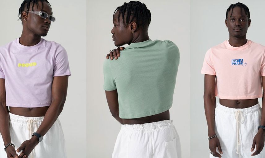 Soysal medya bu görüntüleri konuşuyor: Erkekler için bel üstü t-shirt yaptılar