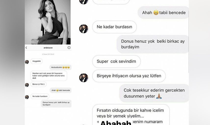 İşte o yazışma...