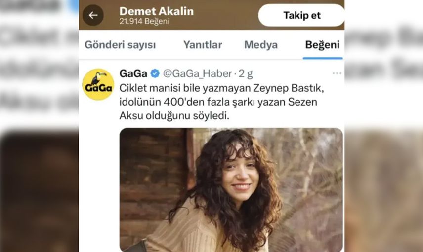 Demet Akalın Zeynep Bastık'la fena dalga geçti! Bomba gönderme: ''Ciklet manisi bile yazamayan...''