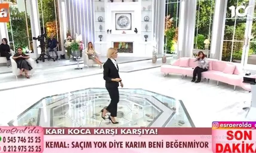 Esra Erol'u çıldırtan anlar: Su şişesini fırlattı! Kadın görevli yaralandı