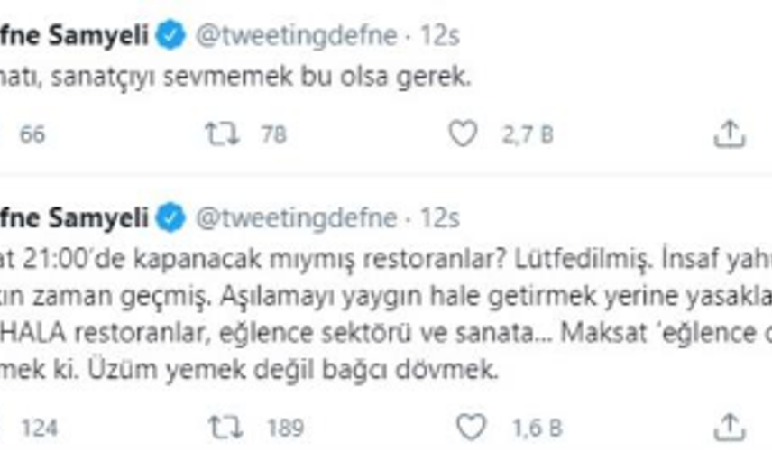 Ünlülerden Normalleşme Kararlarına Tepki