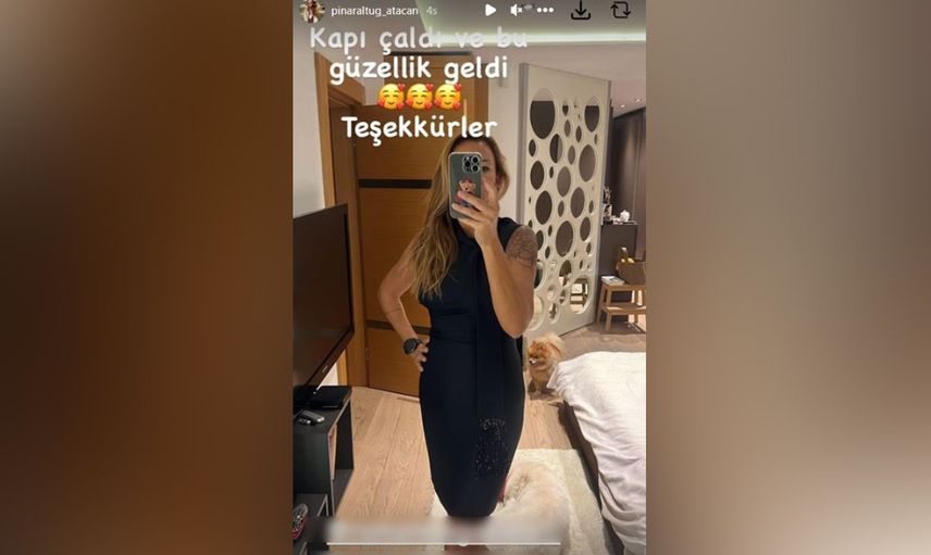 48'lik Pınar Altuğ genç kızlara taş çıkarıyor! Yatak odasından yaptığı paylaşım sosyal medyayı salladı