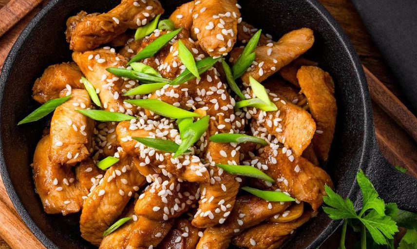 Teriyaki soslu tavuk