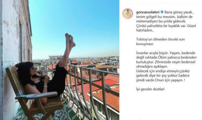 Gonca Vuslateri Hastanelerden Çıkamıyor! Önce Kovid Oldu Sonra Cildi Yandı