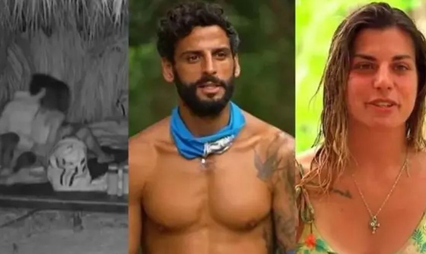 Survivor Yunanistan aşk adası oldu! Kameraları umursamayan yarışmacılar yorganın altına girip...