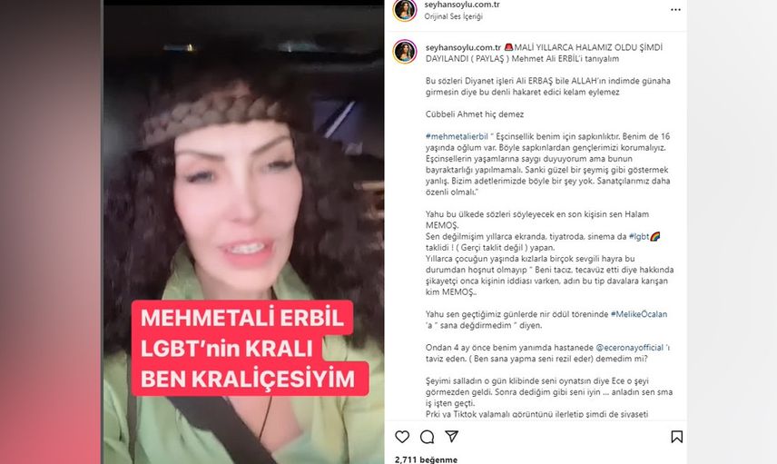 Seyhan Soylu'dan Mehmet ali Erbil itirafı!