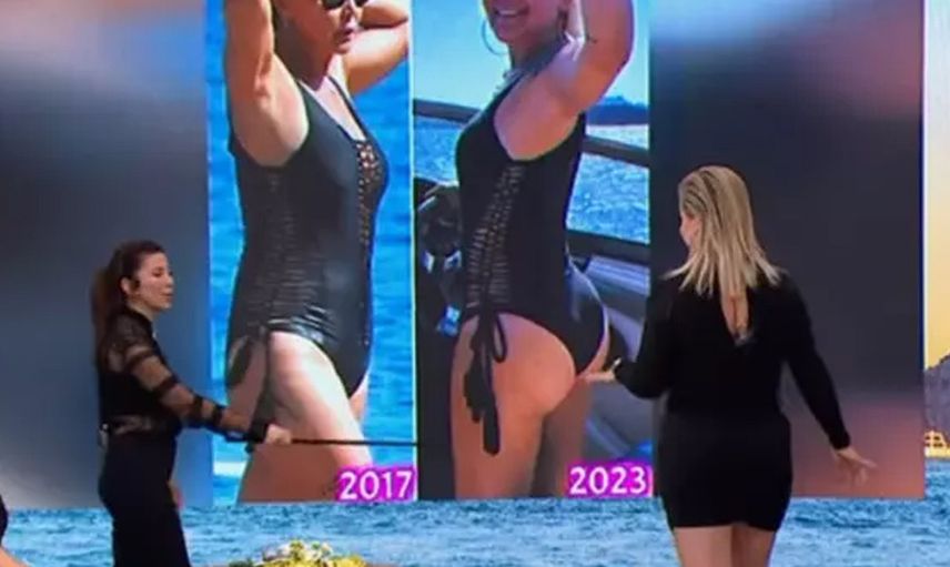 Aramızda Kalmasın'da skandal anlar: Yeliz Yeşilmen'i canlı yayında ayağa kaldırıp kalçasını elledi!
