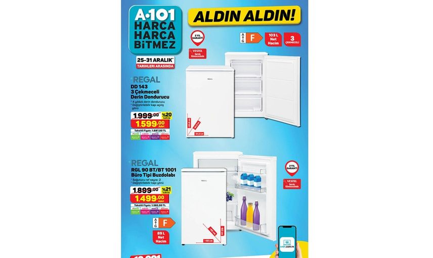 A101 Aktüel Kataloğunda 25 - 31 Aralık Tarihlerinde Neler Var?