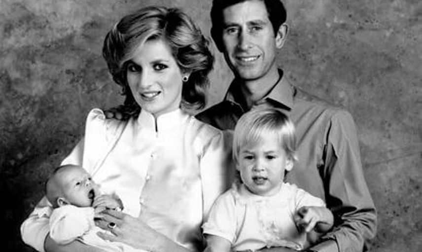 Prenses Diana, Prens Charles ve çocukları 
