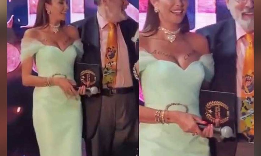 Seyhan Soylu yine yaptı yapacağını! Özge Ulusoy'un göğüslerine Ahmet Çakar imzası attı görenler kahkahaya boğuldu
