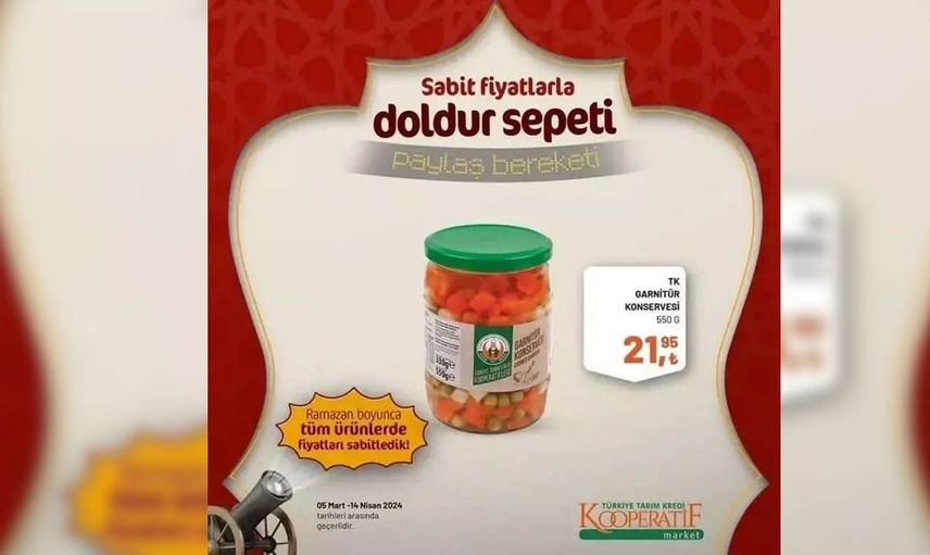 TK Garnitür Konserve- 21,95 TL