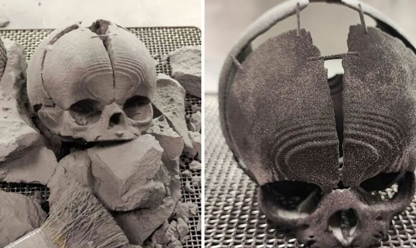 Teknoloji daha ne kadar ilerleyecek! Kafatası olmayan bebek 3D yazıcı ile yapay kafatasına sahip olarak hayatta kaldı