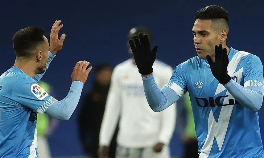 Galatasaray'dan Rayo Vallecano'ya Transfer Olan Radamel Falcao Real Madrid'e Gol Attı!