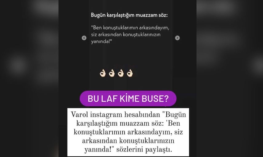 Buse Varol yine rahat durmadı! Tam olaylar unutuldu derken kavganın fitilini ateşledi yaptığı paylaşım kaynanasına bir gönderme miydi?