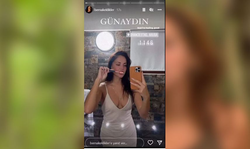 Survivor Berna döndükten sonra öyle pozlar verdi ki erkek takipçileri çıldırdı ortalık alev aldı!