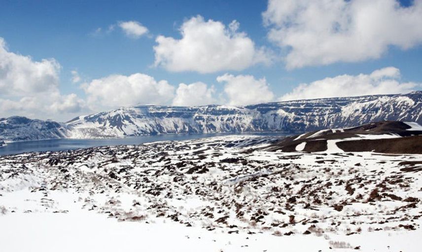 Nemrut Krater Gölü Bahara Hazırlanıyor!