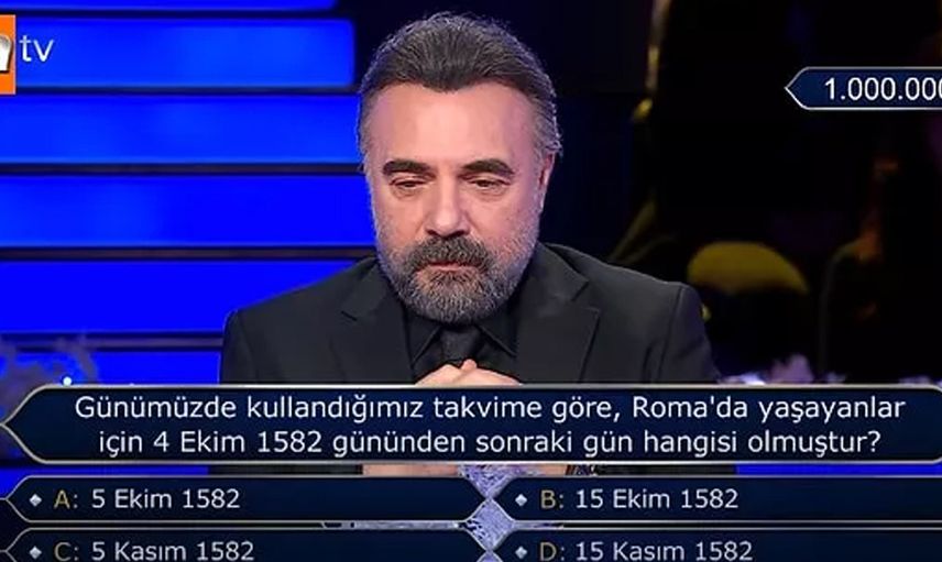 Kim Milyoner Olmak İster'de Oktay Kaynarca rüzgarı