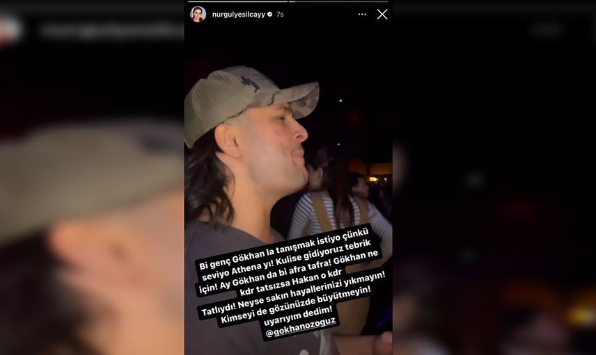 Oğluyla birlikte Athena konserine giden Nurgül Yeşilçay Gökhan Özoğuz'a isyan etti: Bu ne afra tafra!