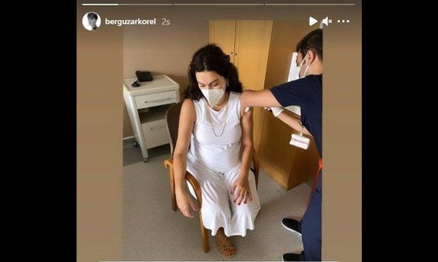 Hamile Olan Bergüzar Korel, Aşı Olduğu Anları Paylaşarak İnsanlara Seslendi